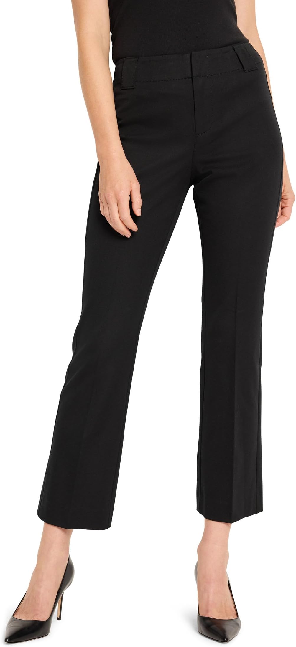

Брюки NIC+ZOE Petite 28' Plaza Demi Boot Cotton Bi-stretch Pant, цвет Black Onyx