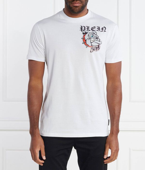 

Футболка ss бульдоги Regular fit Philipp Plein, белый