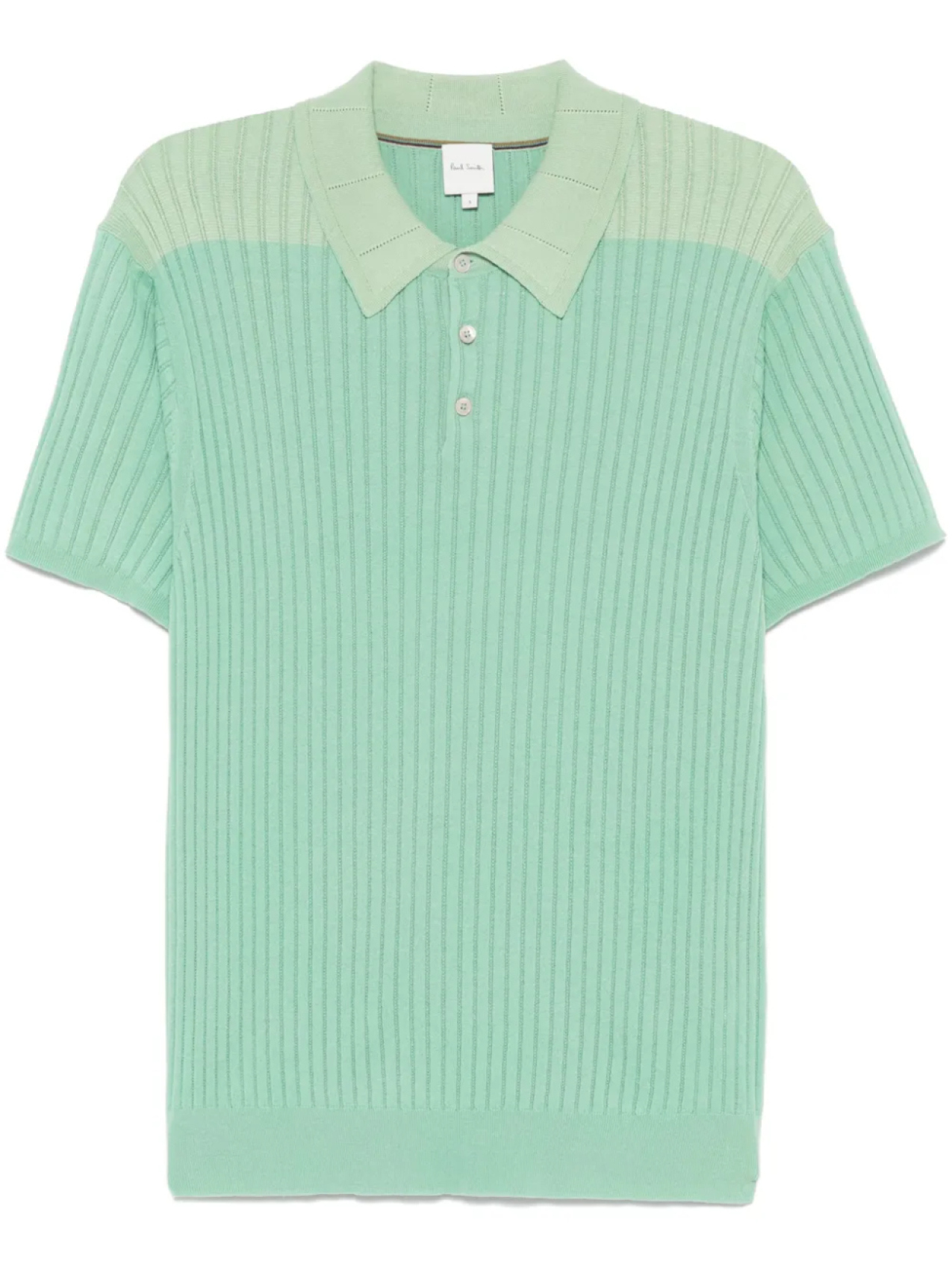 

Paul Smith рубашка поло в рубчик, зеленый