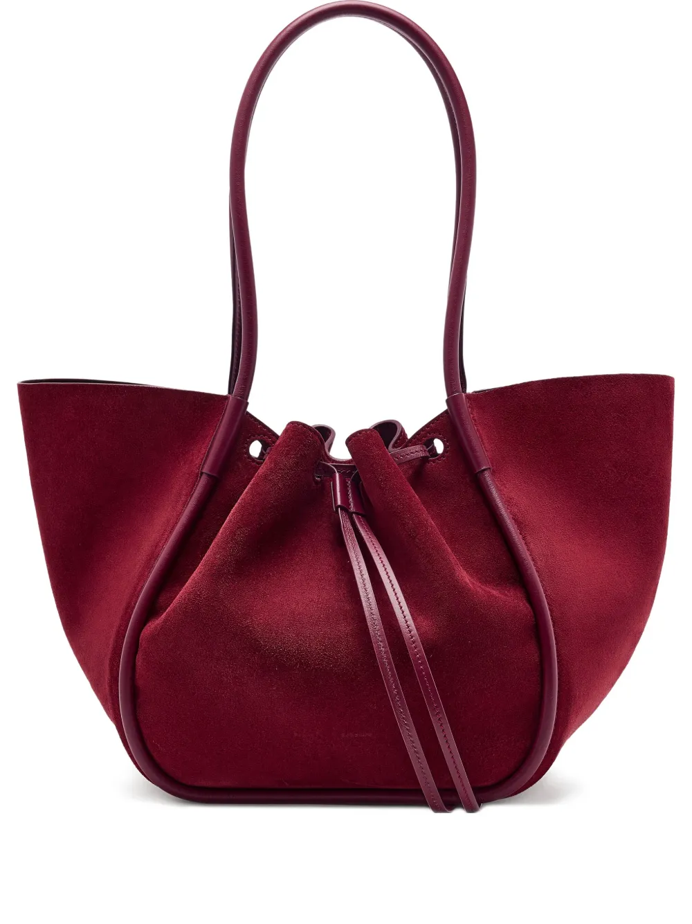 

Большая сумка-тоут со сборками Proenza Schouler, красный