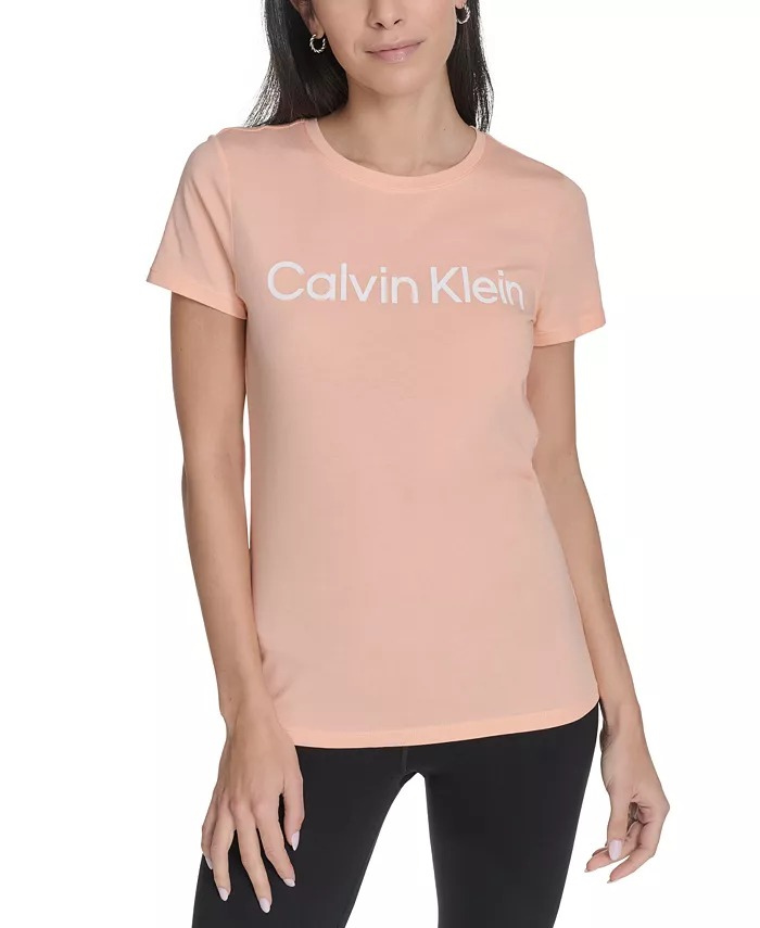 

Женская футболка с логотипом Calvin Klein, оранжевый