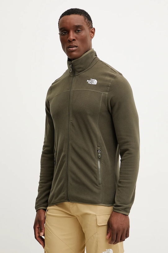 

Спортивная толстовка 100 Glacier The North Face, зеленый