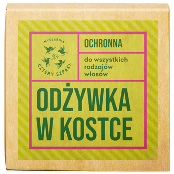 

Защитный кондиционер-куб, 55 г Mydlarnia Cztery Szpaki Leśna róża