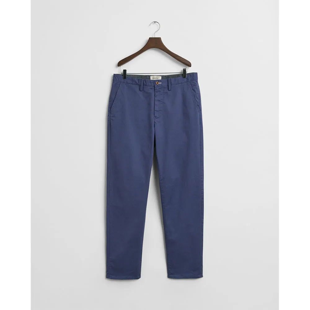 

Брюки чинос Gant Twill Regular Fit, синий