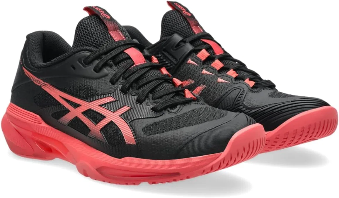 Кроссовки теннисные ASICS Solution Speed FF 4, Black/Sienna — фото 3