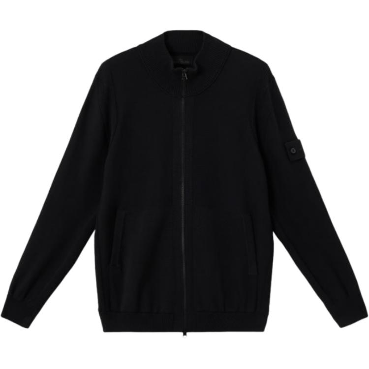 

Коллекция Ghost SS25 вязаный свитер Men's STONE ISLAND, черный