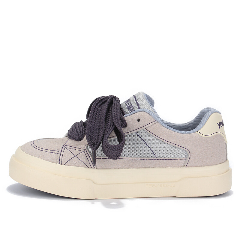 

Кроссовки Yobn Uber Skateboarding Shoes Women's Low-top Gray, серый