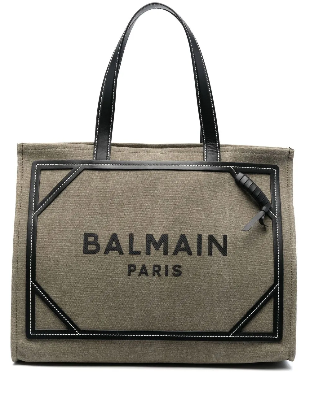 

Сумка-тоут B-Army из канваса BALMAIN, зеленый