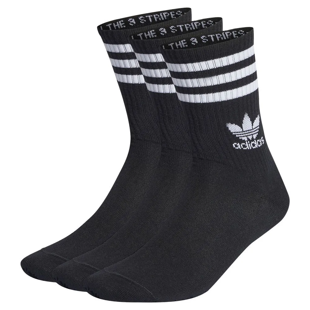 

Носки adidas Originals Mid Cut crew 3 pairs, черный