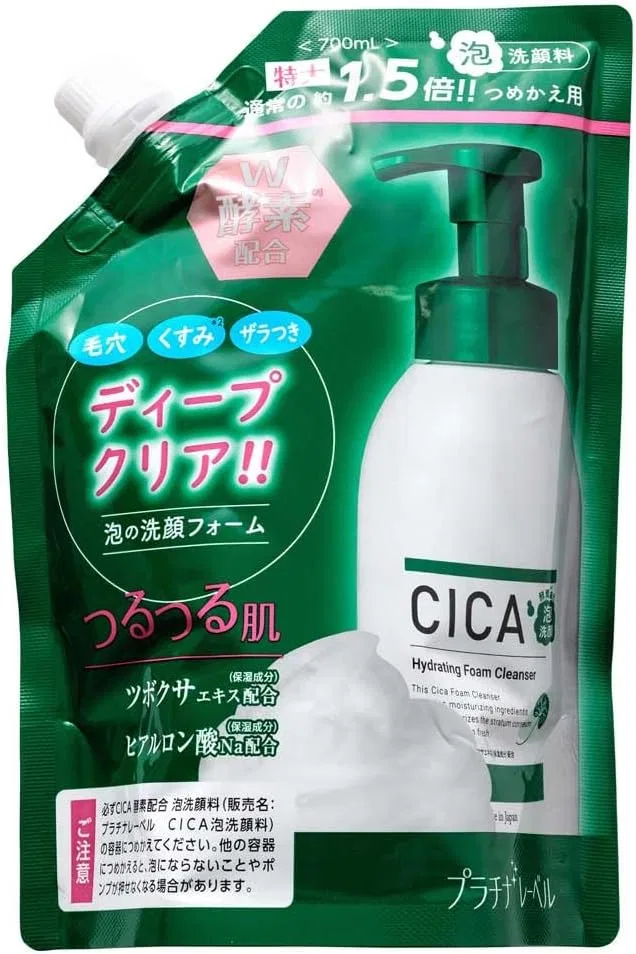 Пенка для умывания Platina Label — CICA Enzyme Foaming Face Refill , , зеленый, 700 мл