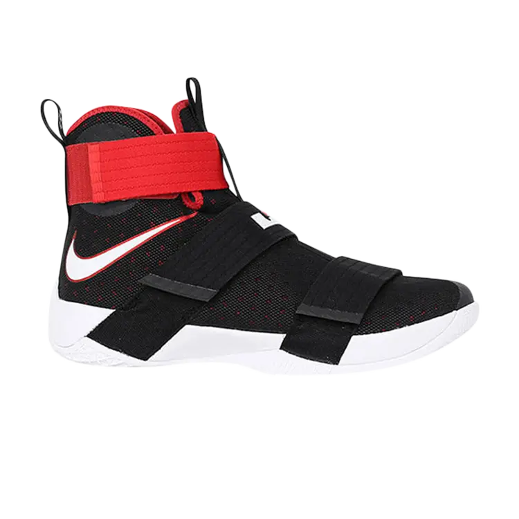 

Кроссовки Nike LeBron 10 Soldier 'Black Red', черный
