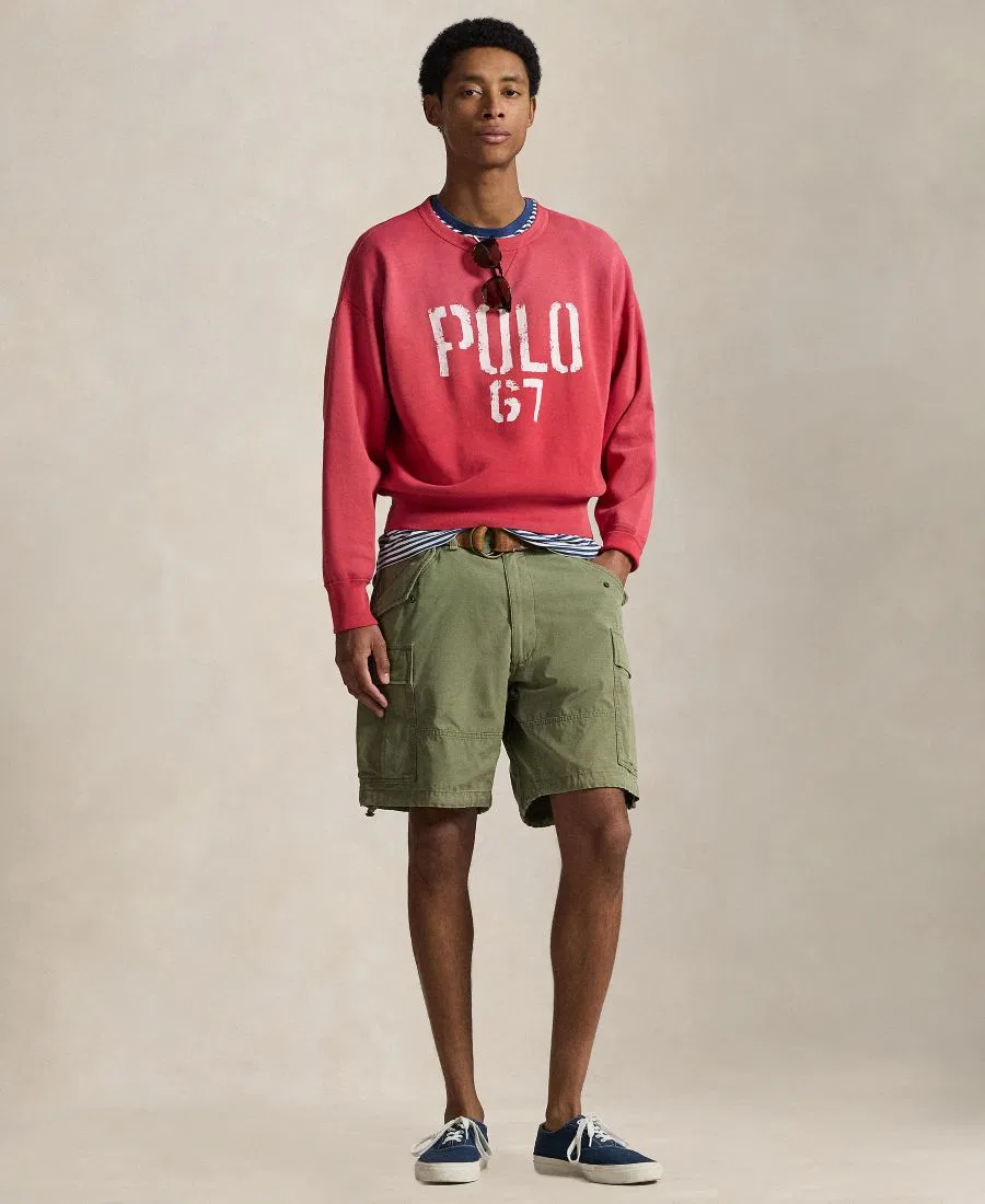 Мужская толстовка с круглым вырезом Polo Ralph Lauren, красный — фото 2
