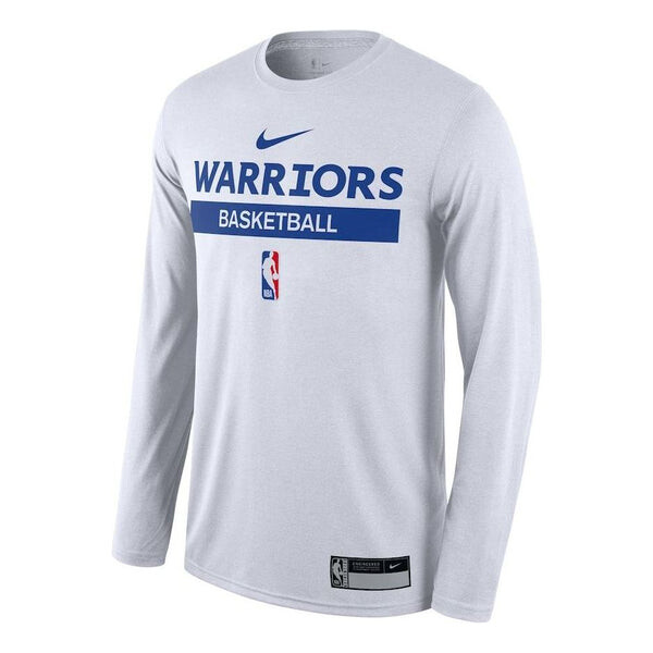 

Футболка Nike Golden State Warriors Practice Long Sleeve T-Shirt 'White', белый