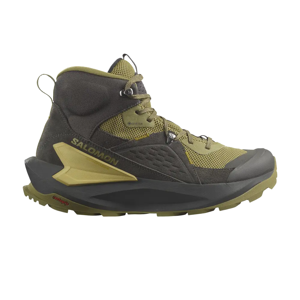 

Кроссовки Elixir Mid GORE-TEX Salomon, зеленый