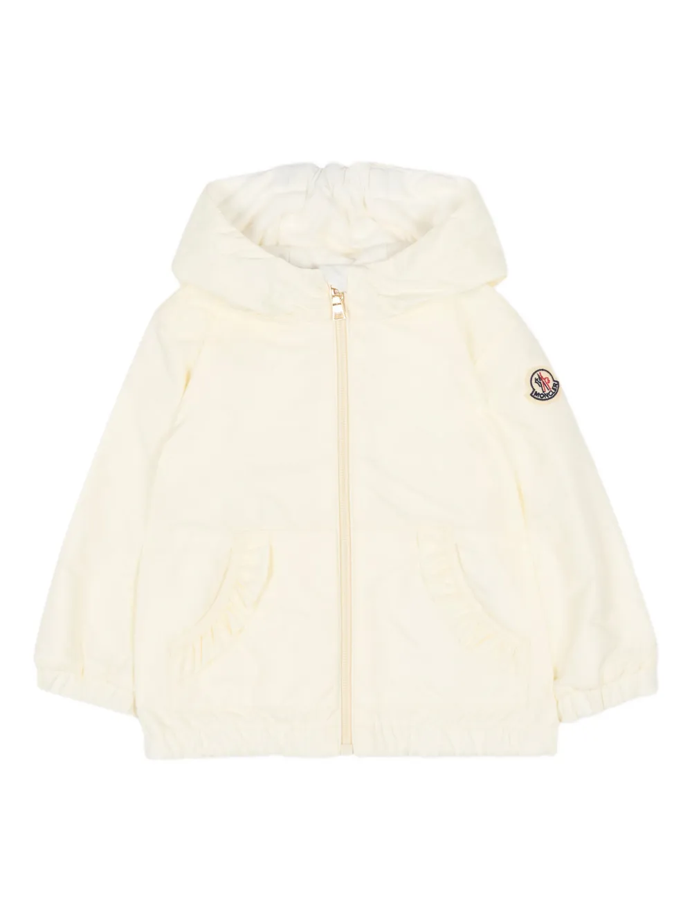 

Куртка на молнии с капюшоном Moncler Enfant, нейтральный