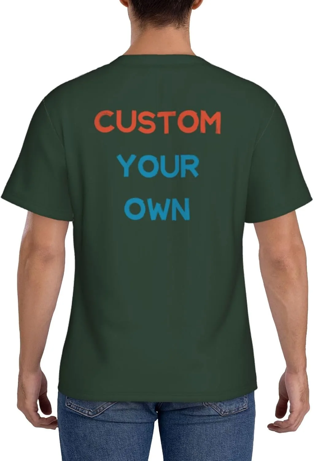 Футболка Custom с принтом на 4 сторонах для тренировок — фото 4