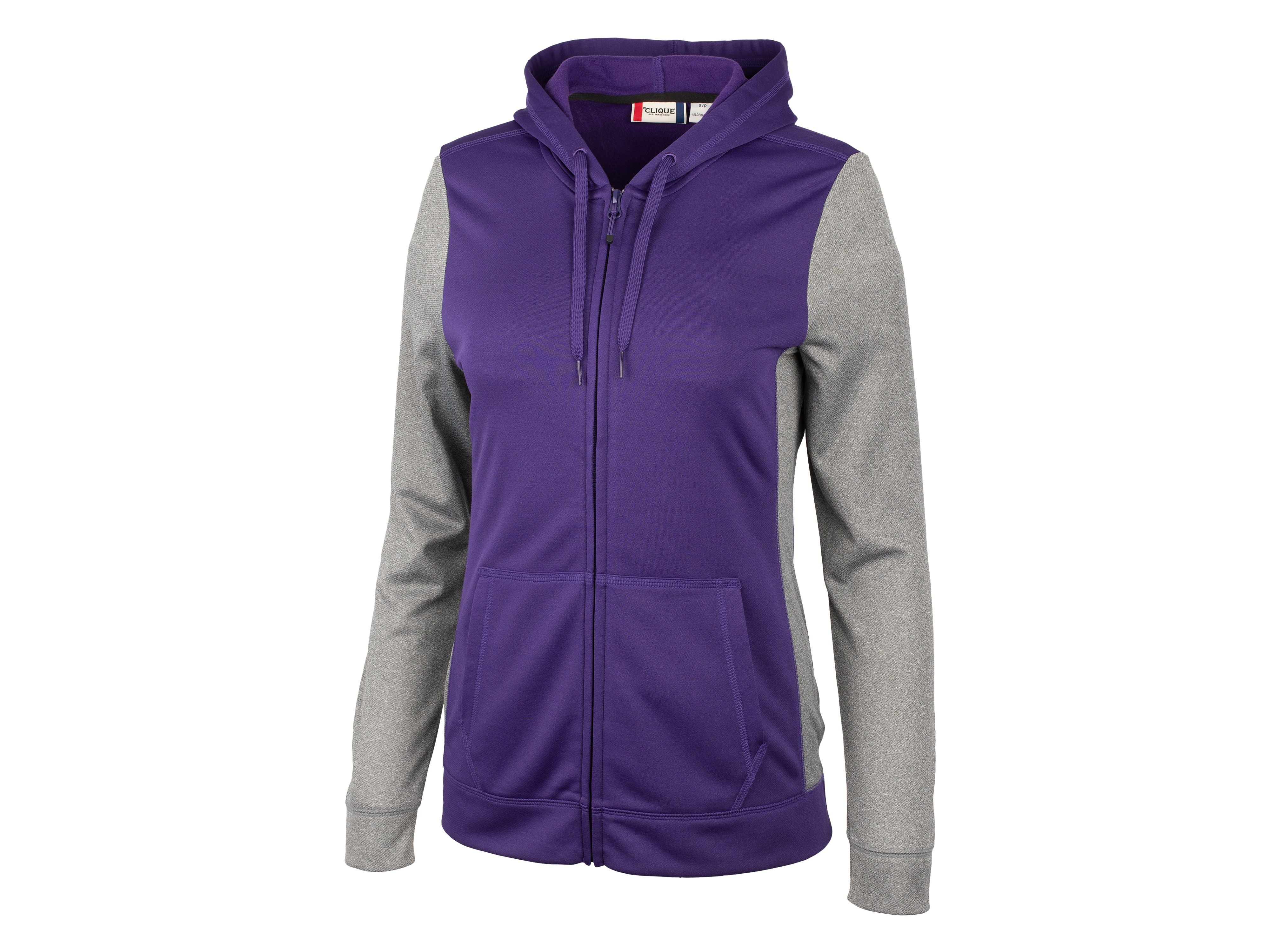 

Женская куртка Clique Helsa Sport Colorblock на молнии, цвет college purple