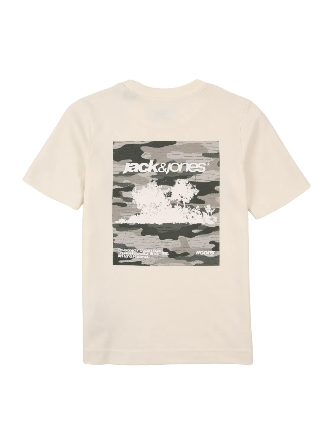 Футболка 'JCOBREEZE' Jack & Jones Junior, Sand/Black — фото 2