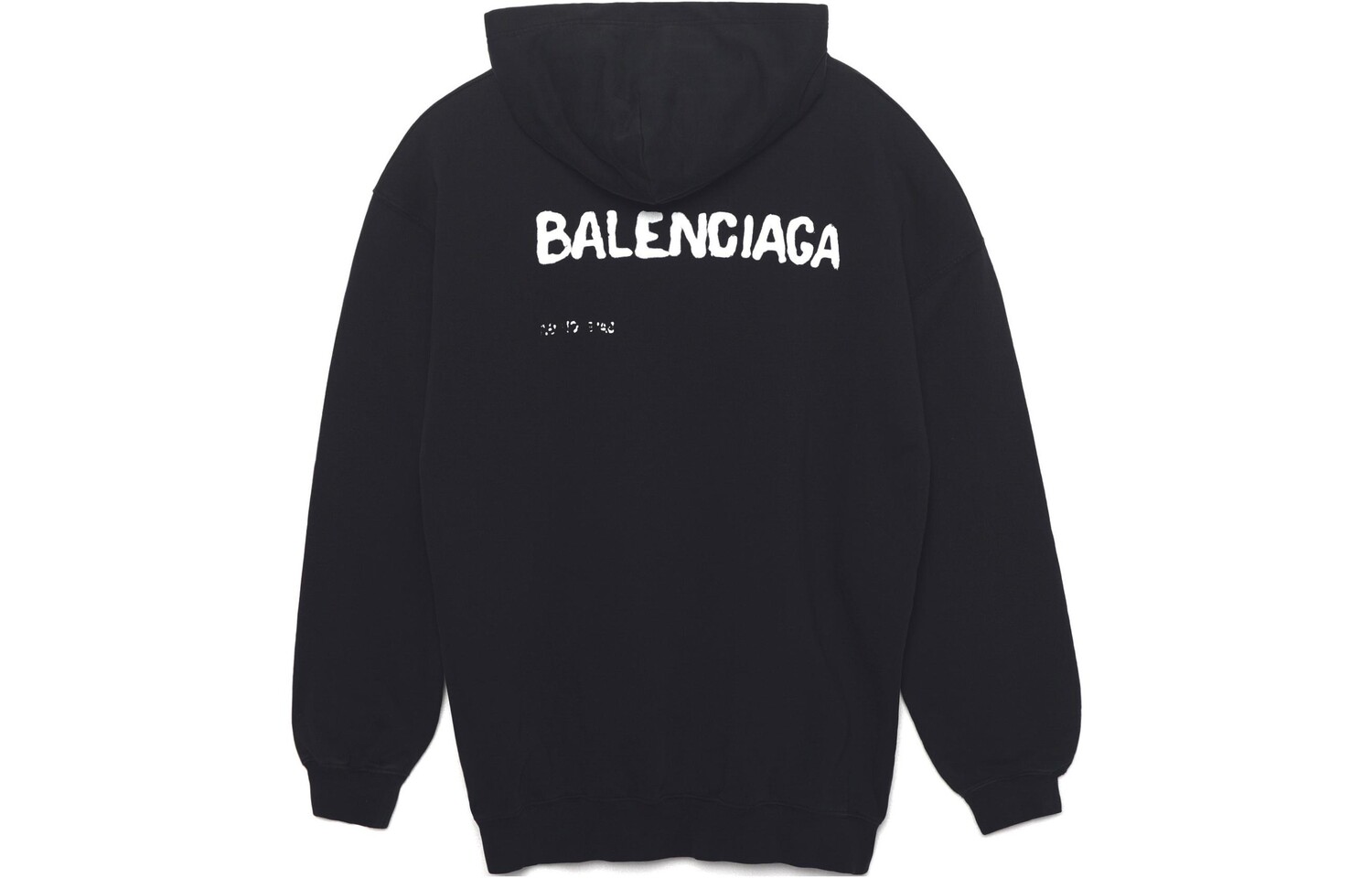 Толстовка женская Balenciaga Oversized, черный — фото 2