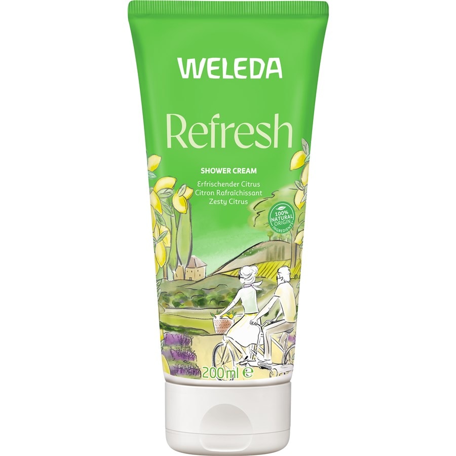 

Крем Weleda Refresh Shower Cream Citrus, Erwecke und erfrische deine Sinne. Mit 100 % natürlichen Duftstoffen 200 ml