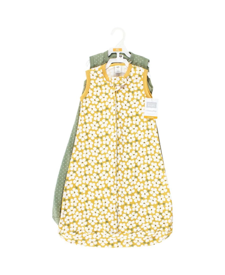 Хлопковая блузка с длинными рукавами - решение для сна Hudson Baby, Sage floral sleeveless — фото 2