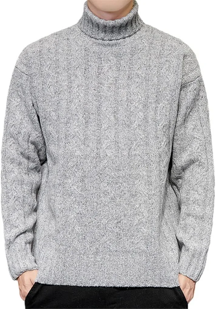 

Свитер Hamthuit мужской водолазка вязаный