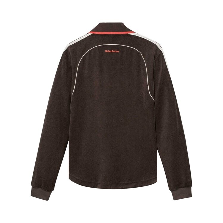 Рубашка Adidas adidas x Wales Bonner Long Sleeve Towel 'Brown', коричневый — фото 2