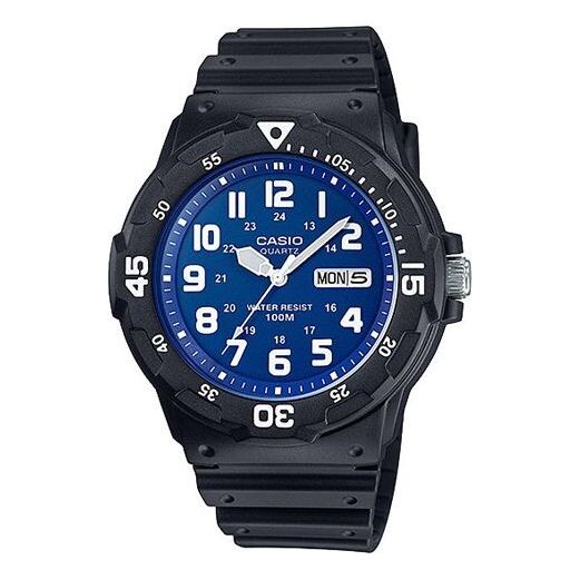 

Часы CASIO DIVER LOOK Series Water Proof Waterproof Blue Analog, синий