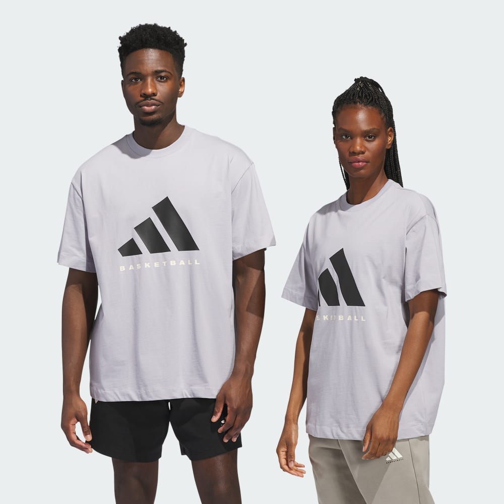 

Спортивная футболка Adidas Basketball Tee (Gender Neutral), цвет Glory Grey