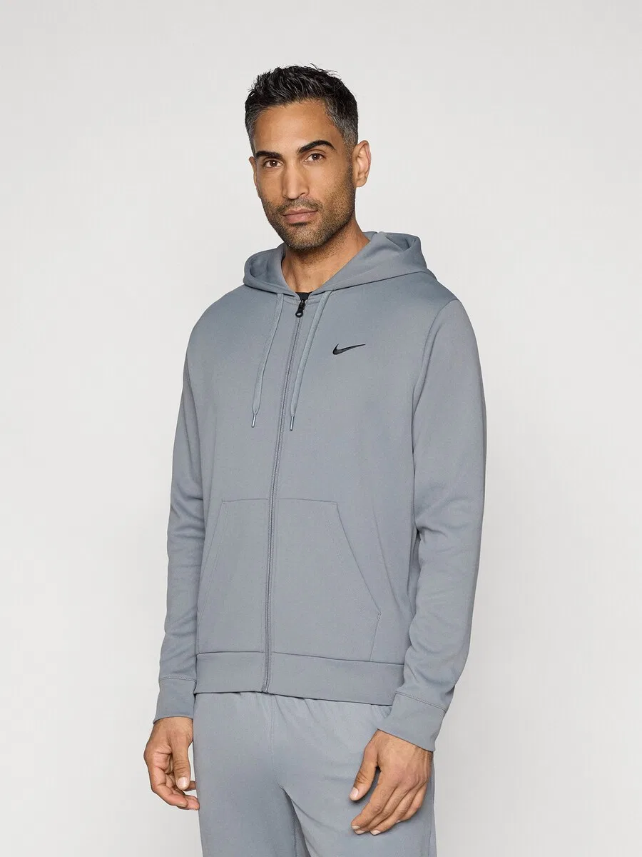 Спортивная толстовка на молнии NIKE Athletic Zip-Up Hoodie 'FLEX' цвета «базальтово-серый» — фото 2
