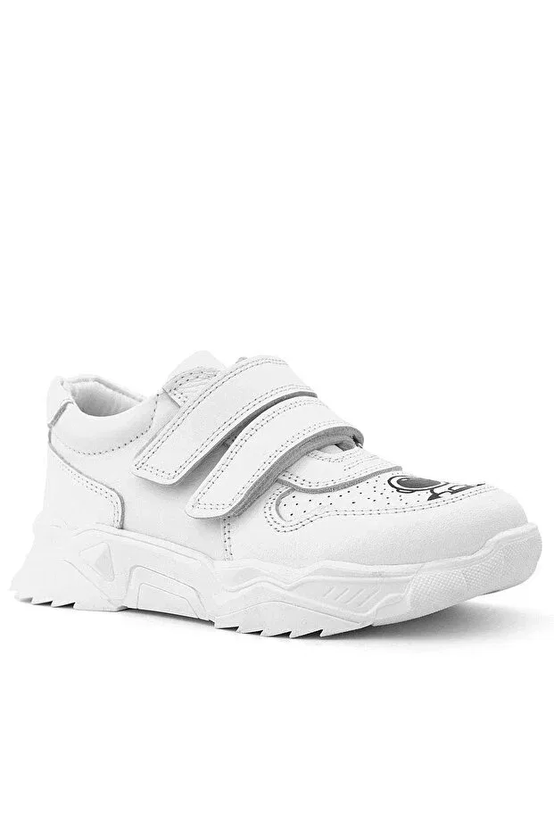 Детские кроссовки для девочек кожаные Tbons special design, Rakerplus, White — фото 3