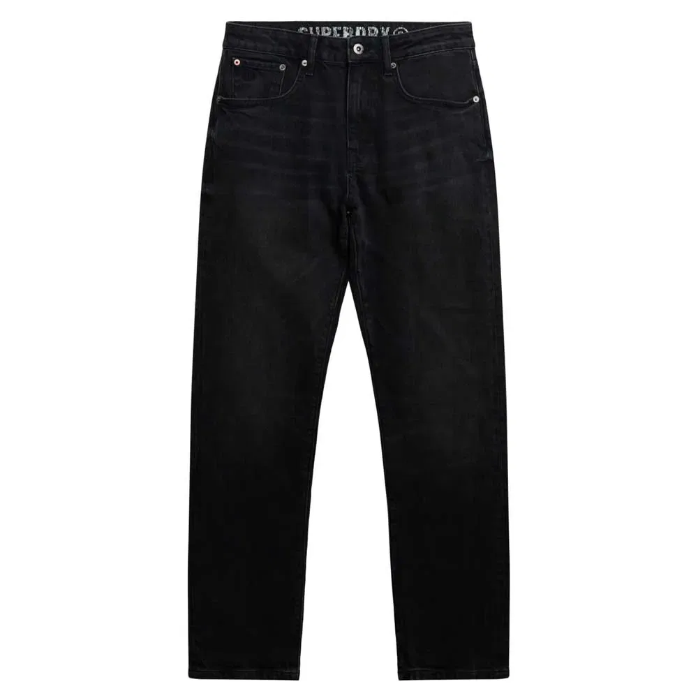 Джинсы прямого кроя Vintage Slim Straight Fit Superdry, черный — фото 3