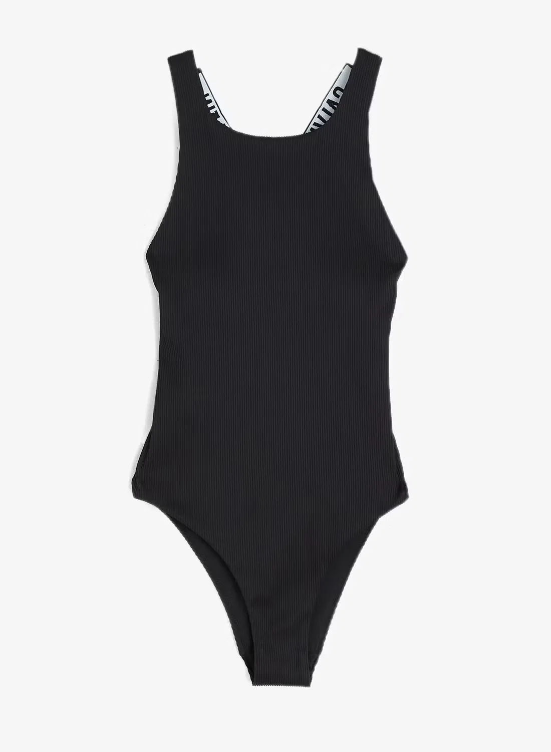 Calvin Klein Купальник слитный с открытой спиной, черный