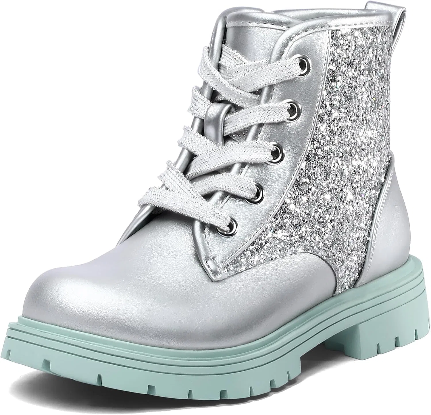 Детские ботинки для девочек с блестками K KomForme, Sliver Glitter