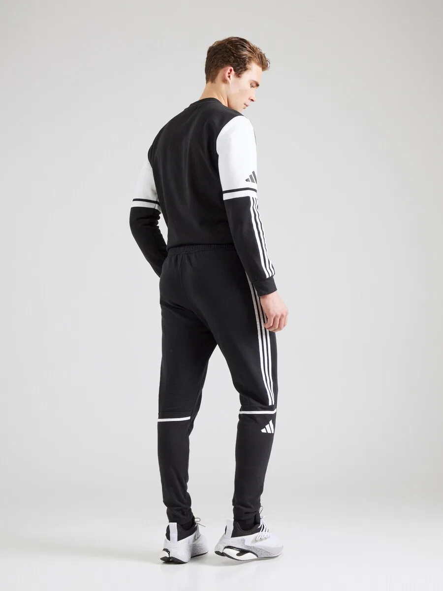 Спортивные брюки ADIDAS PERFORMANCE Tapered Workout Pants 'Squadra 25' черного цвета — фото 4