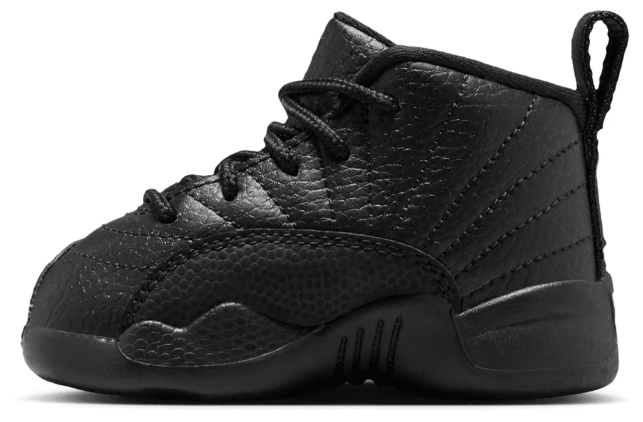 Детские кроссовки для мальчиков Retro 12 Jordan, черный/красный — фото 2