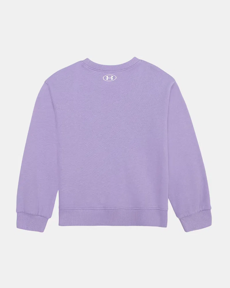 Свитшот детский из начесанного флиса с тисненым логотипом UA Rival Embossed UnderArmour, Transparent — фото 3