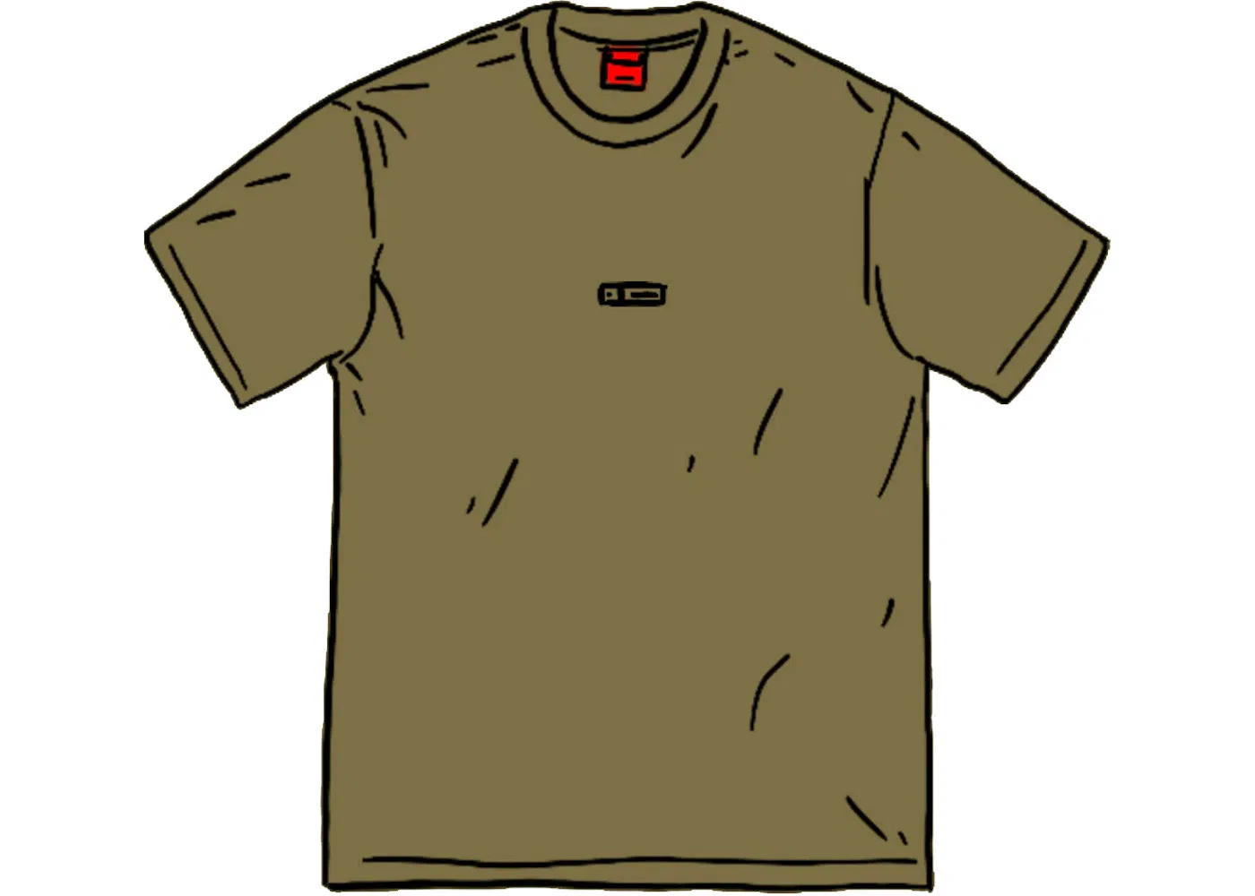 Мужская футболка Supreme S/S Top, Olive