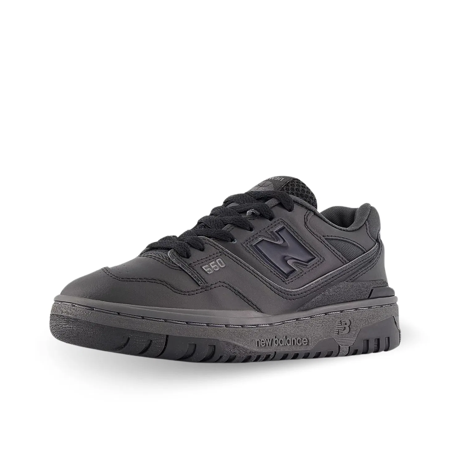 Детские кроссовки для мальчиков кожаные 550 New Balance, Nero