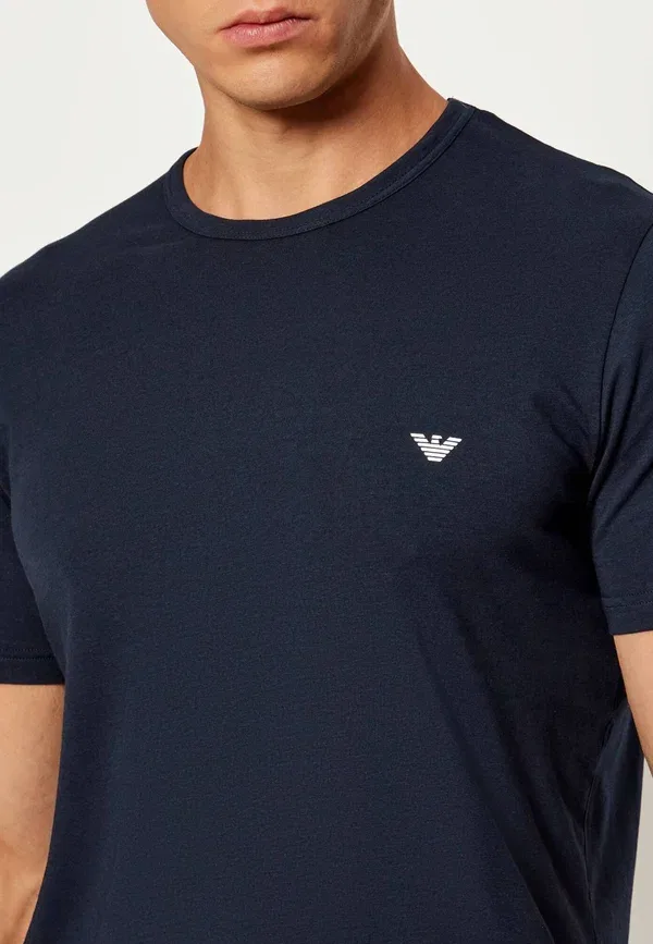 Футболка с круглым вырезом Endurance parte alta, комплект из 2 штук Emporio Armani, синий — фото 4