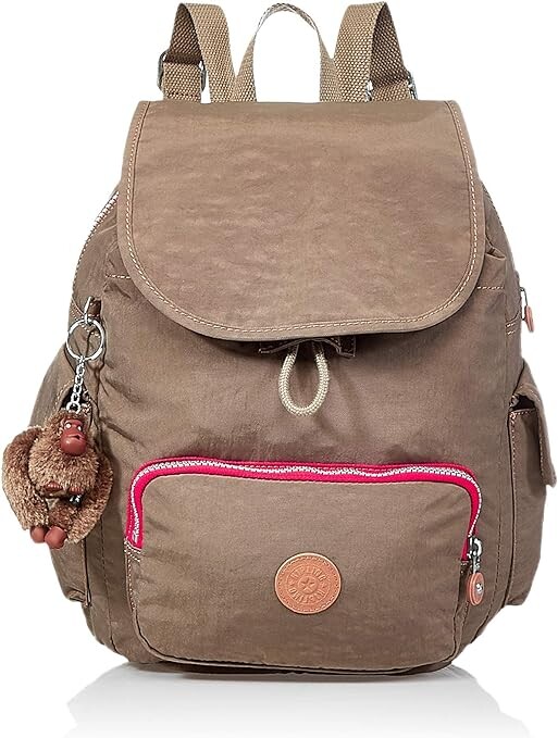 

Женская женская сумка Kipling City Pack S, бежевый