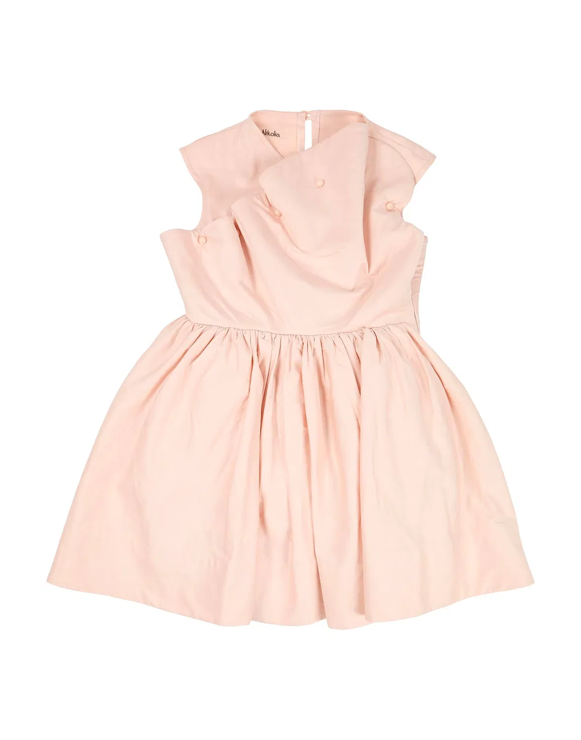 Детское платье для девочек с аппликациями Nikolia, Light Pink
