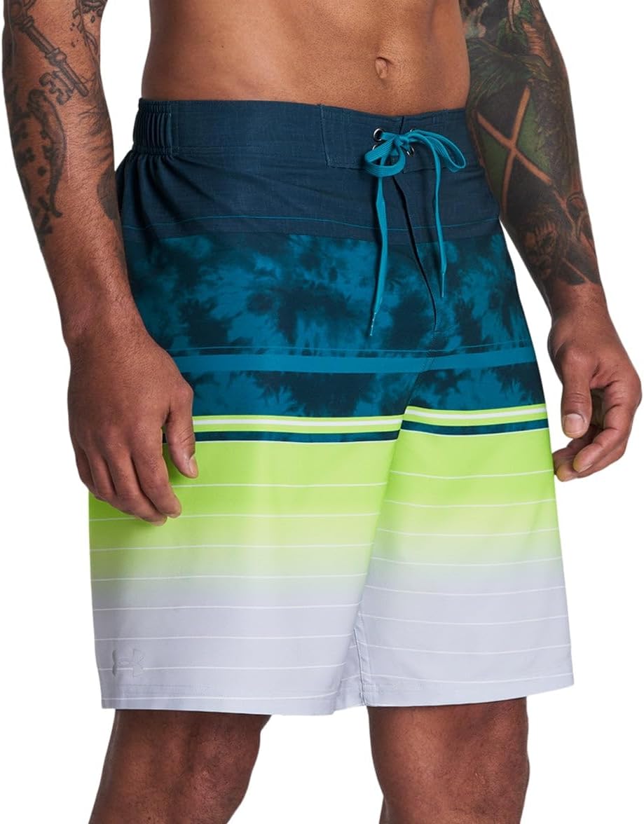 

Мужские шорты для плавания с электробордом Under Armour, затягивающиеся на шнурок и эластичный пояс сзади, быстросохнущие, Sp22 Batik-3 E-Board