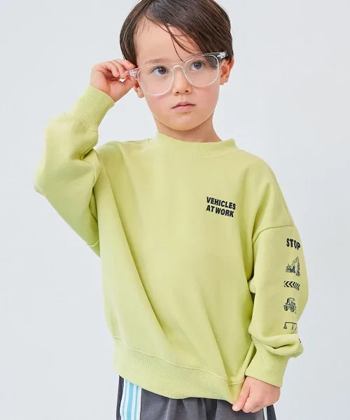 Devirock Детский свитшот с принтом оверсайз DeVilab BIG Silhouette Print, Greenish Other