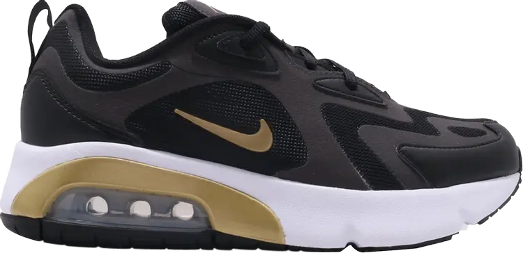 

Кроссовки Nike Air Max 200 GS 'Metallic Gold', черный