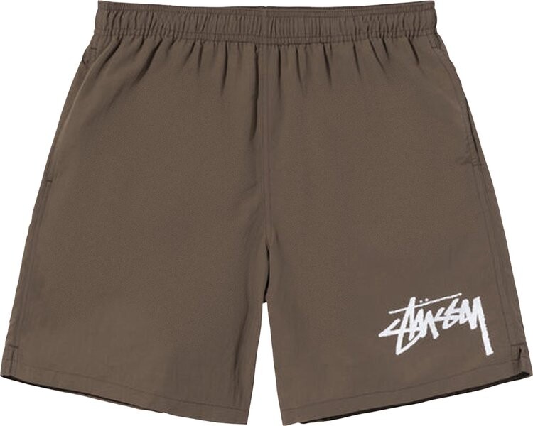 

Шорты Stussy Big Stock Water Short 'Brown', коричневый