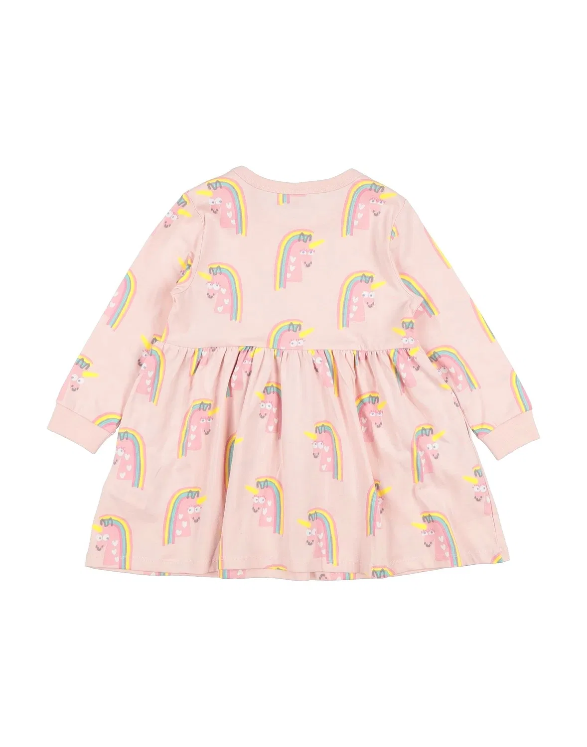 Детское платье для девочек из джерси с принтом Stella Mccartney Kids, Light Pink — фото 2