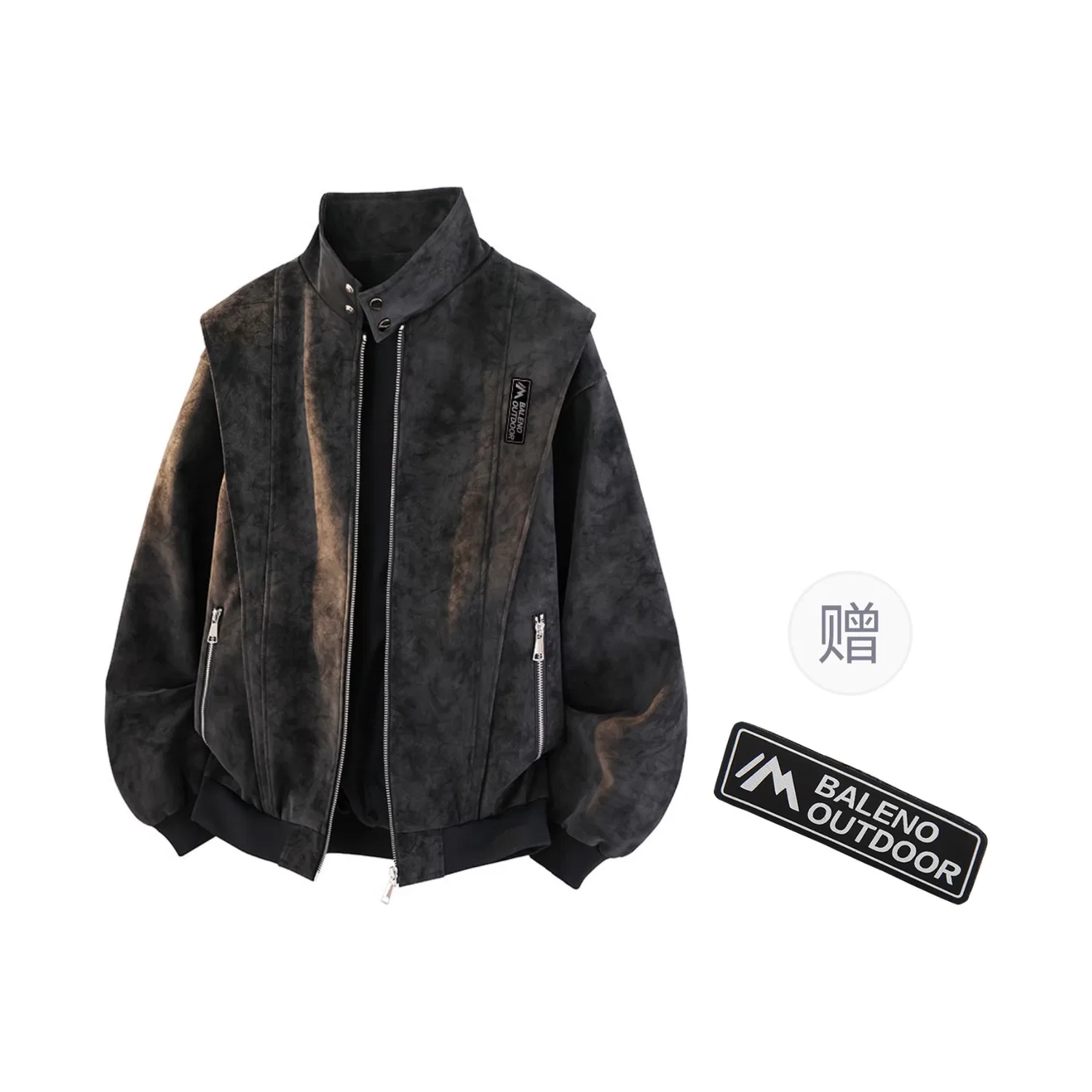 Детское пальто с воротником-стойкой BALENO, Black