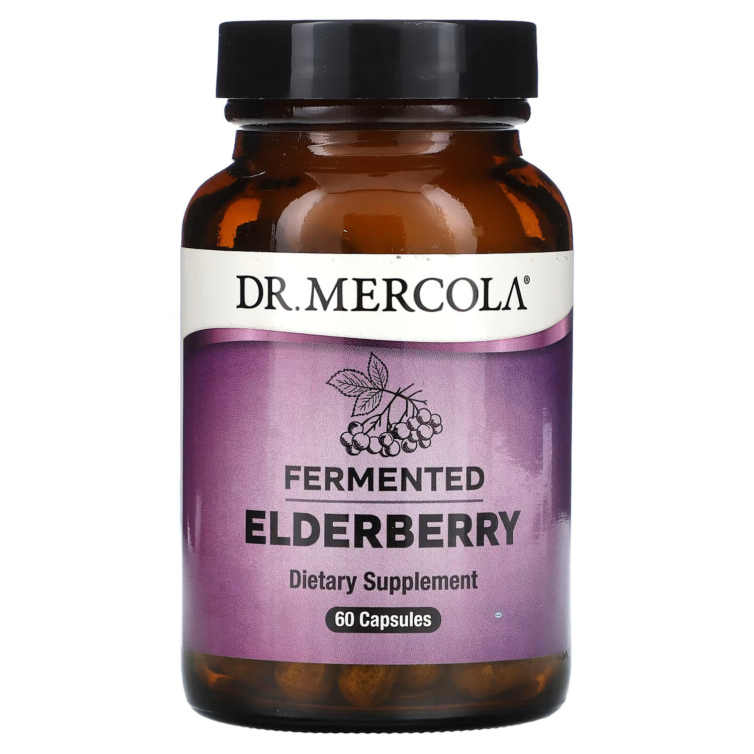 

Dr. Mercola, Органические ферментированные ягоды бузины, 60 таблеток