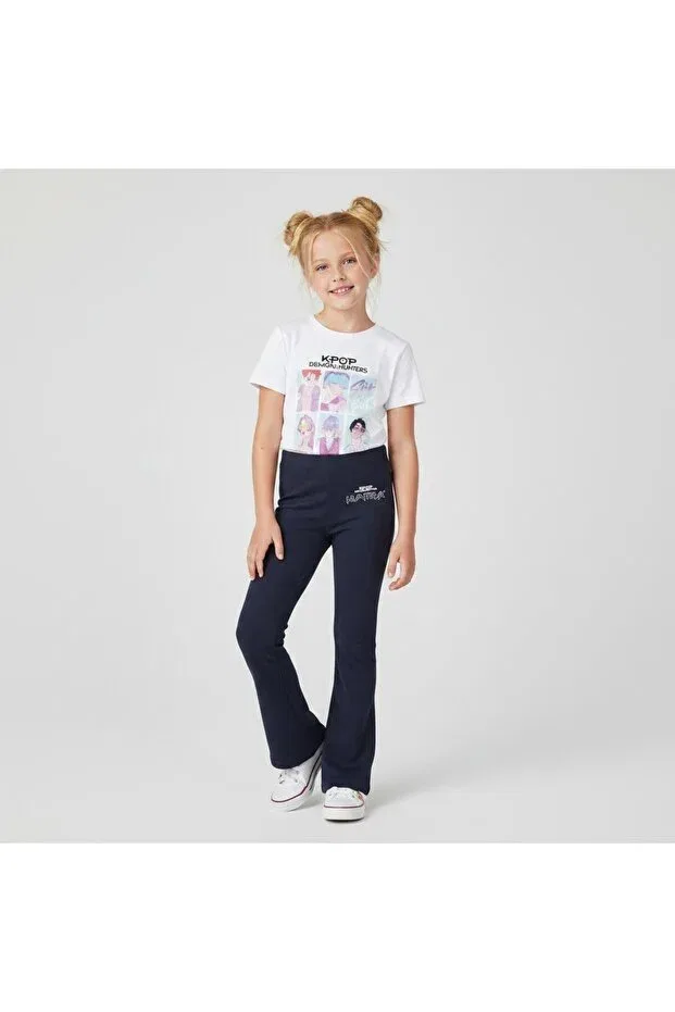 Детские леггинсы для девочек хлопковые Kpop girls' leggings Seabubbles, Fume — фото 4